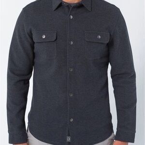 Linksoul Navy Twill Men's Shirt Jacket. XL. EUC